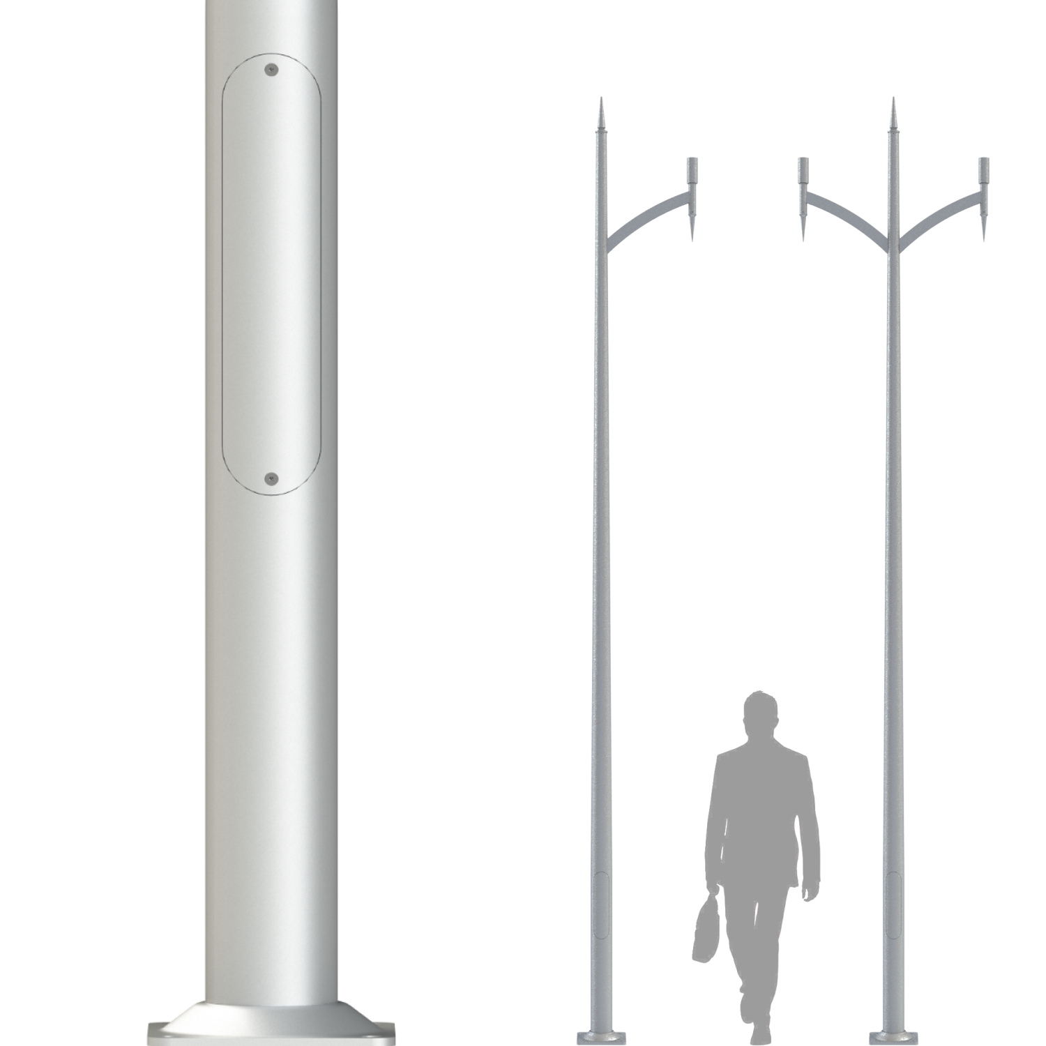 M-AL-B несиловые декоративные опоры